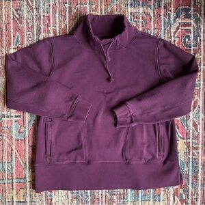 Duluth Women’s XL Purple Cowl Neck Sweatshirt